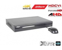 Pentabrid 4K įrašymo įrenginys 16kam. HDCVI/AHD/TVI/CVBS/IP, HDCVI 4K 7fps, 4MP 15fps(non-realtime) 