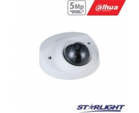 IP kamera kupol. 5MP STARLIGHT AI, IR pašviet. iki 50m, 1/2.7” 2.8mm 98°, SMD, IVS, IP67, H.265,IK10