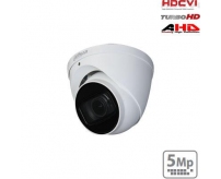 HD-CVI kupolinė kamera 5MP su LXIR iki 60m. 2.7~12mm 98°~34°, IP67, Lite serija, su mikrofonu 