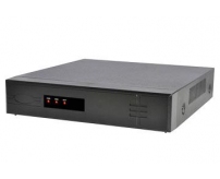 8 kanalų IP vaizdo įrašymo įrenginys, 1080P / 1.3M / 720P / D1 kiekvienam kanalui po 25kps, 80Mbps, integruotas PoE switch'as - 8 PoE sąsajos, H.264, 1 HDD, LAN, HDMI, VGA, SATA, 3GPP, P2P, IVS, ONVIF2.4